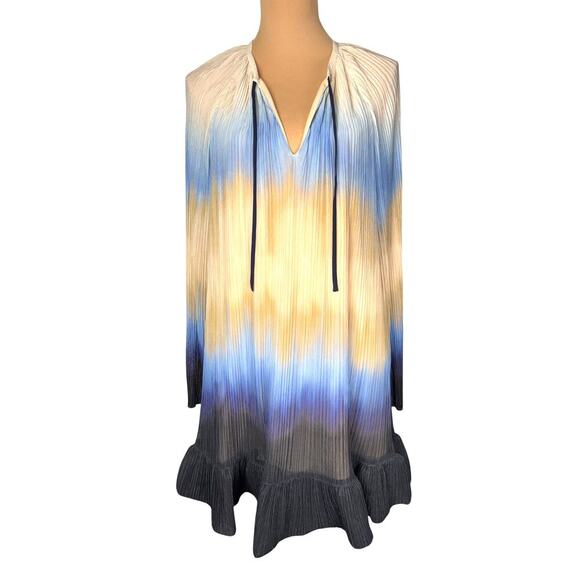 Jonathan Simkhai Adasia Mini Dress Sky Ombre Size 10‎ - Picture 4 of 10